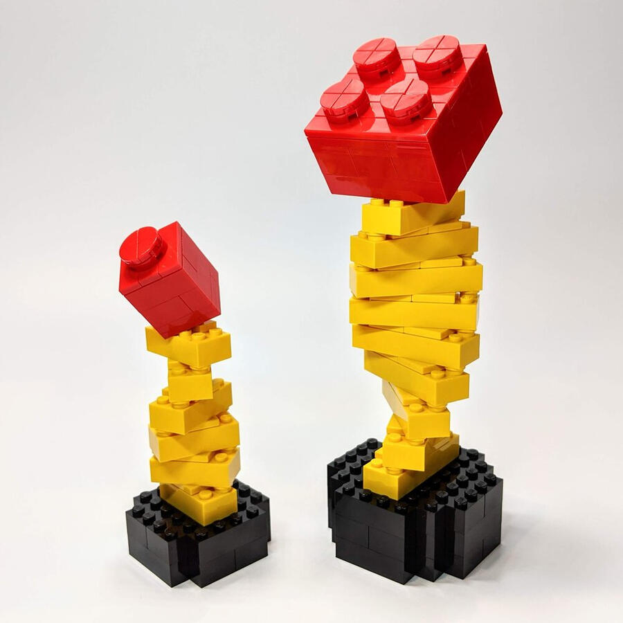 LEGO competition trophies