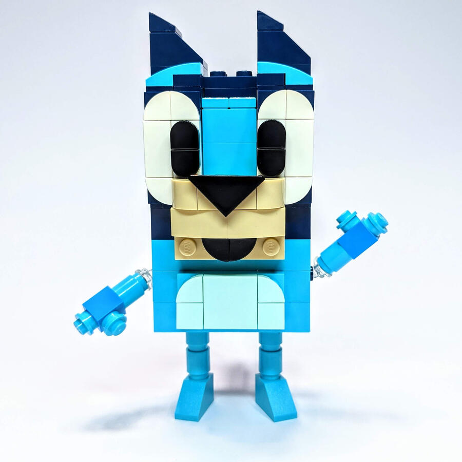 LEGO Blue Heeler dog model