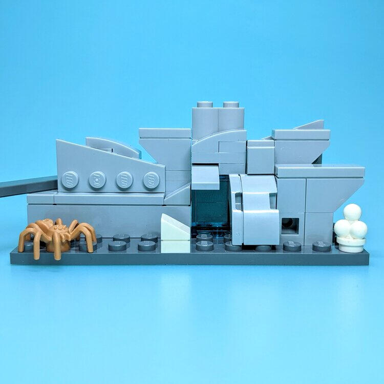 LEGO Guggenheim Museum Bilbao landmark model instructions