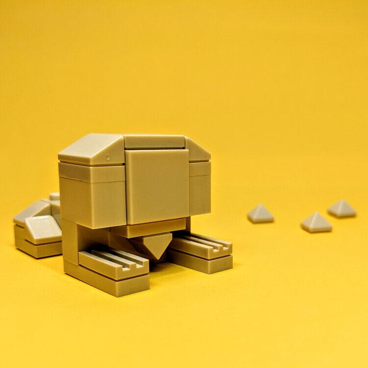LEGO Great Sphinx of Giza landmark model instructions