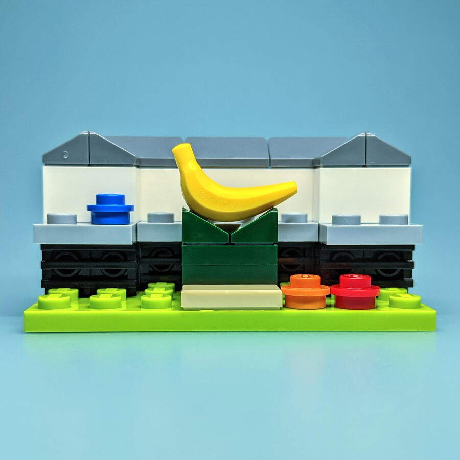 LEGO the Big Banana landmark model instructions