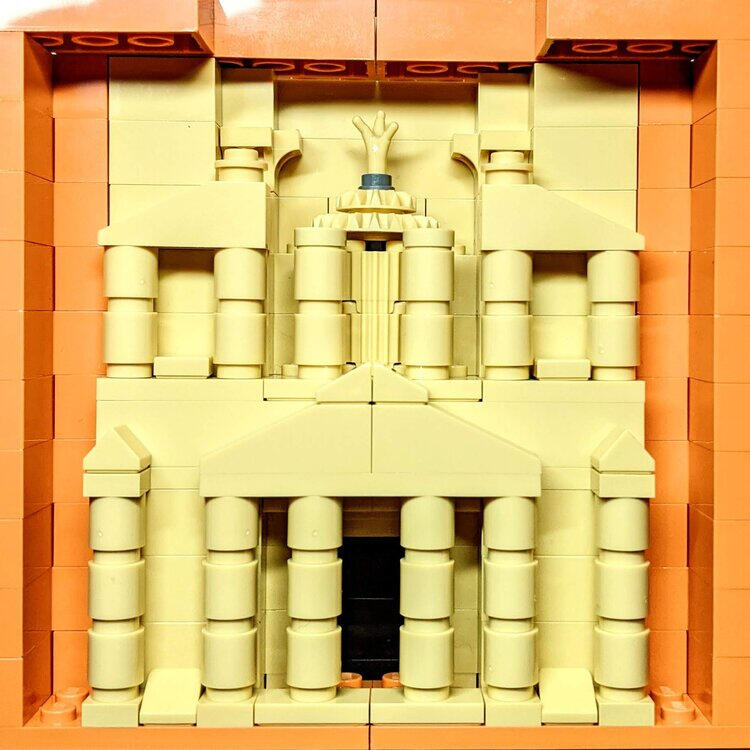 LEGO Petra landmark model instructions