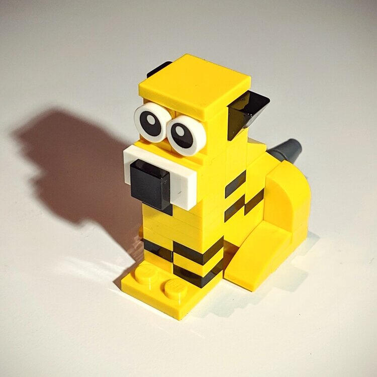 LEGO cheetah model instructions