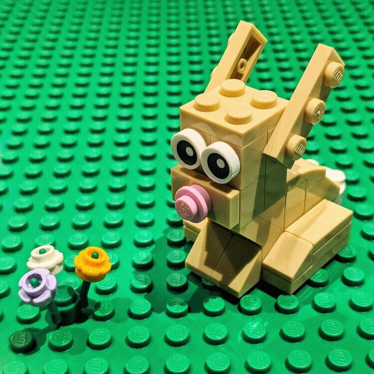 LEGO bunny rabbit model instructions