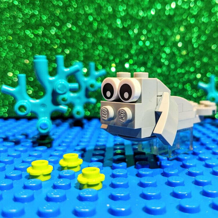 LEGO manatee model instructions