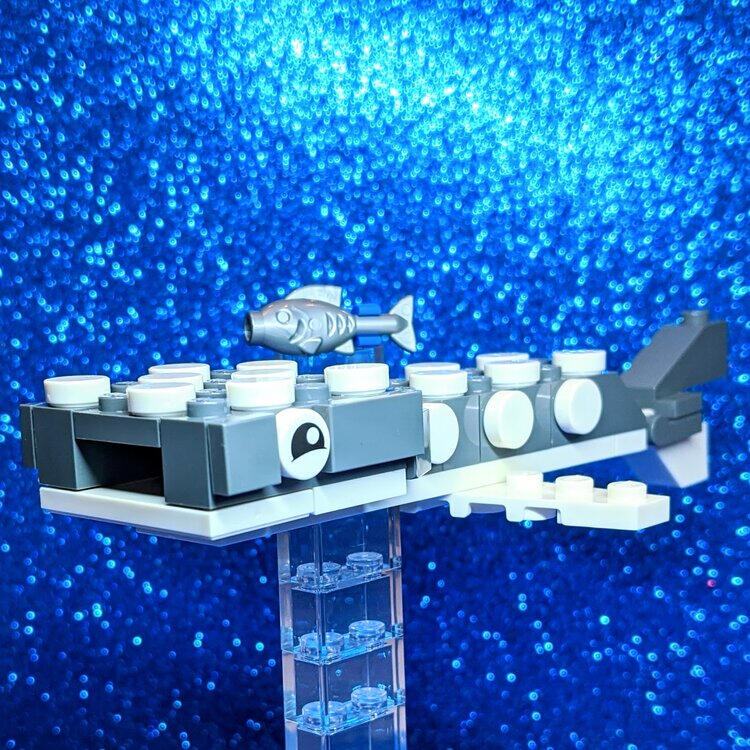 LEGO whale shark model instructions