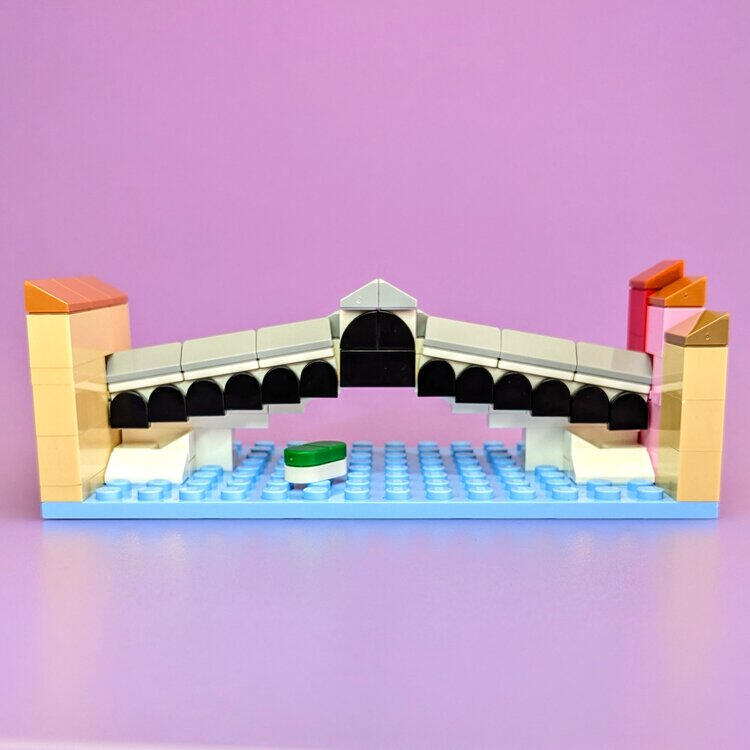 LEGO Rialto Bridge landmark model instructions