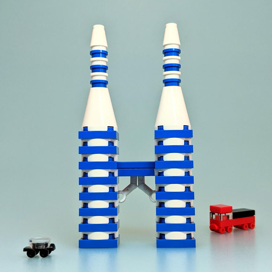 LEGO Petronas Towers landmark model instructions